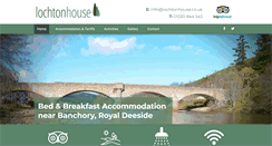 Desktop Screenshot of lochtonhouse.co.uk