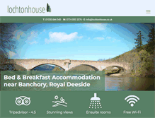 Tablet Screenshot of lochtonhouse.co.uk
